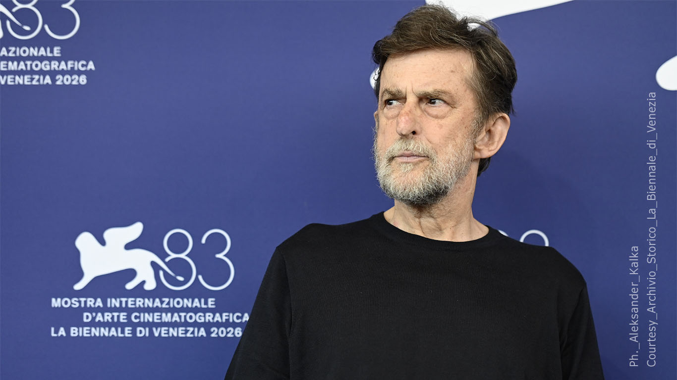 Nanni Moretti alla Mostra del Cinema di Venezia, foto Aleksander Kalka