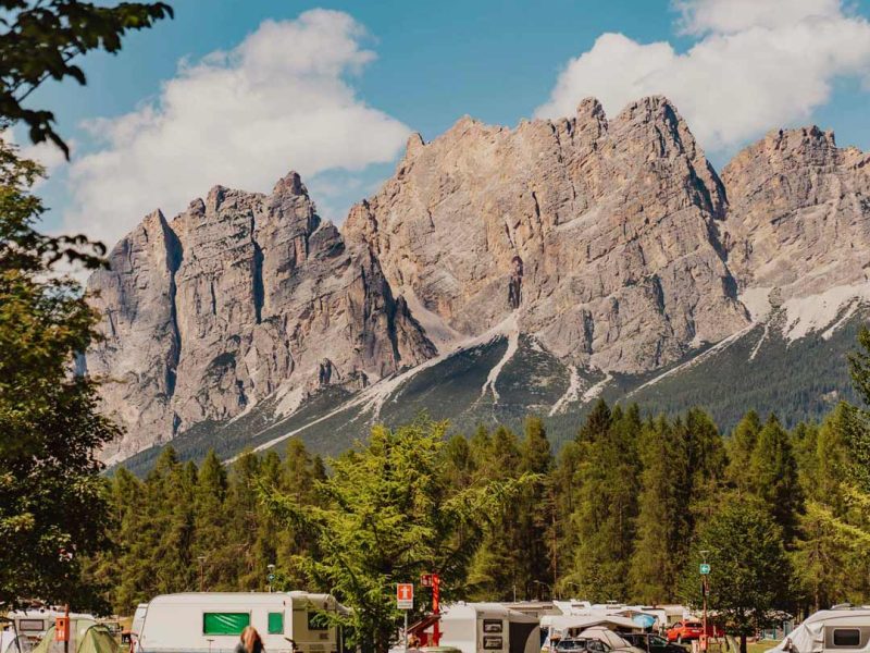 Camping Dolomiti a Cortina d’Ampezzo