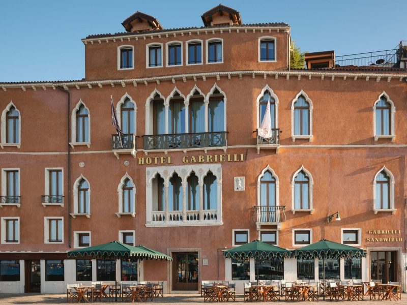 Facciata dell’Hotel Gabrielli Venezia